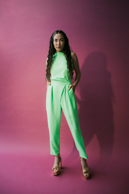 Amelia Jumpsuit Mint