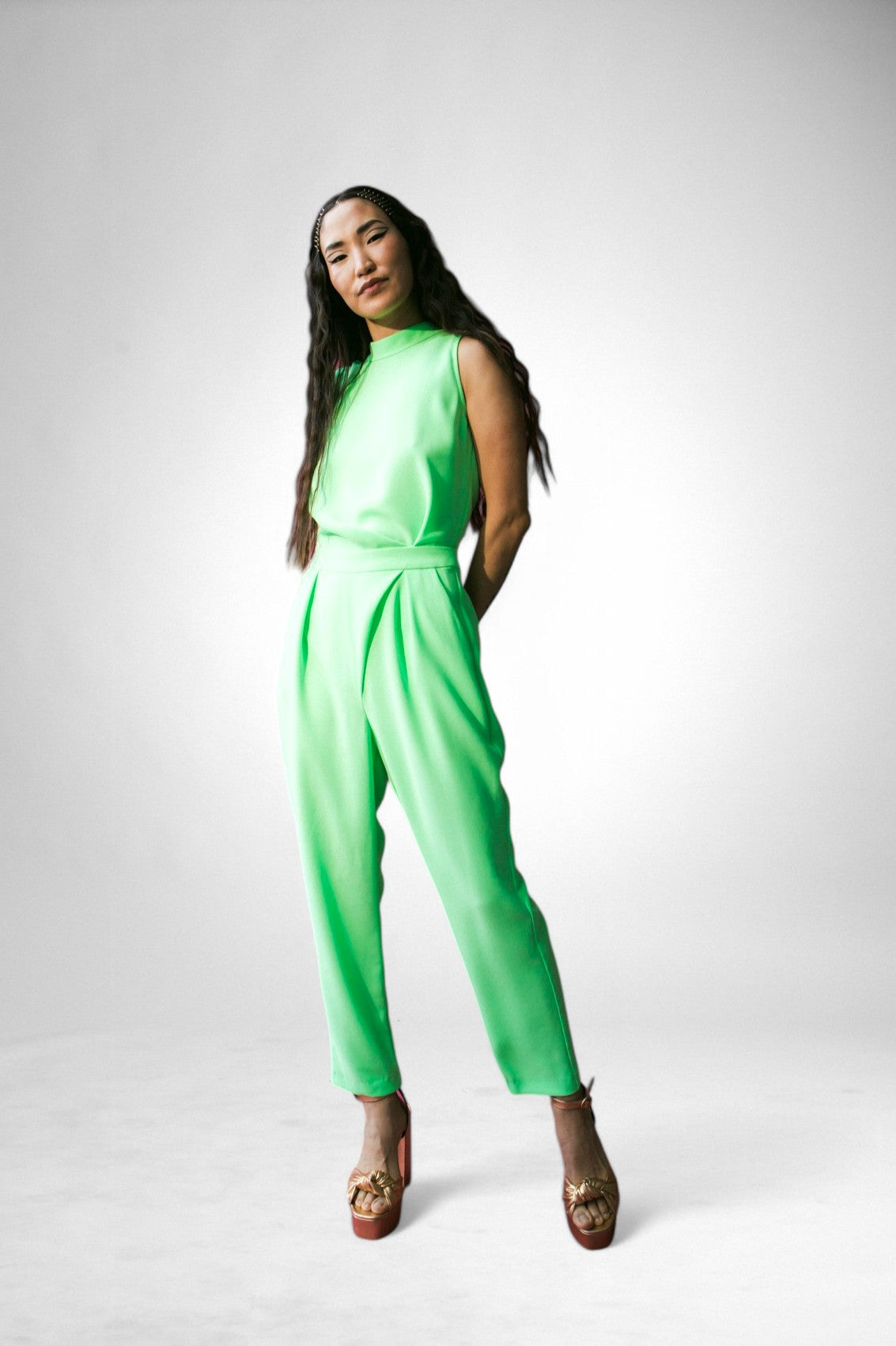 Amelia Jumpsuit Mint