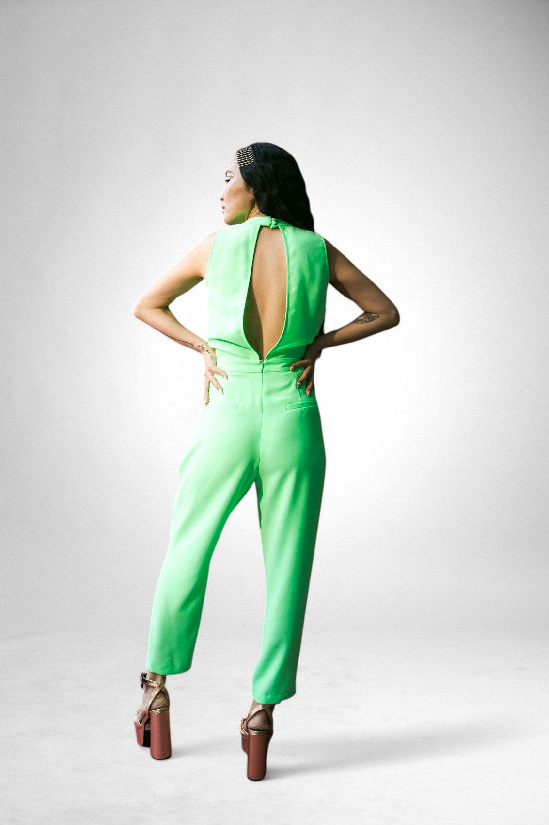 Amelia Jumpsuit Mint