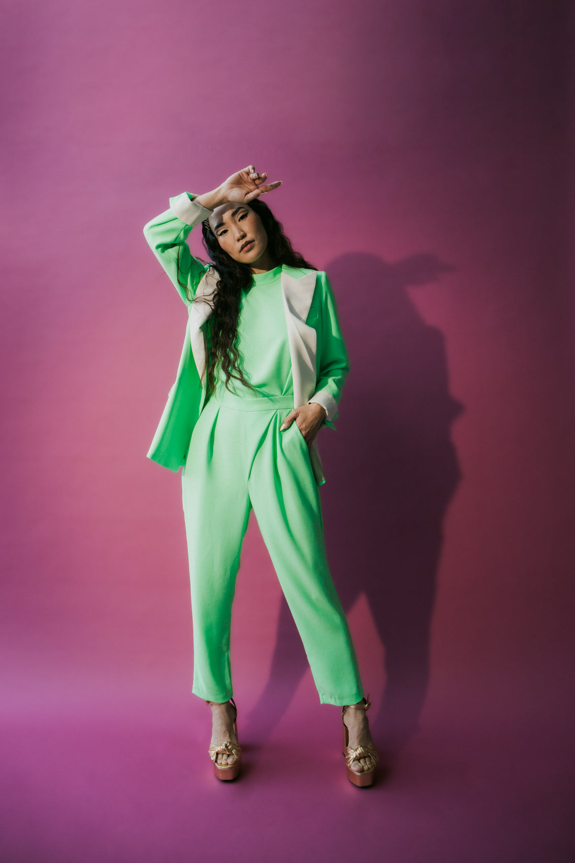 Amelia Jumpsuit Mint